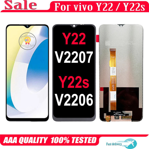 Qw Tela De Toque Lcd Para Vivo Y22 Y22s V2207 V2206