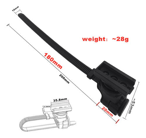 Soporte De Faros De Bicicleta Para Cabezal Ajustable R3-1000