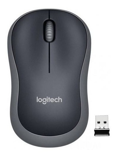 Mouse Inalámbrico Logitech  M185 Negro- Playfactory