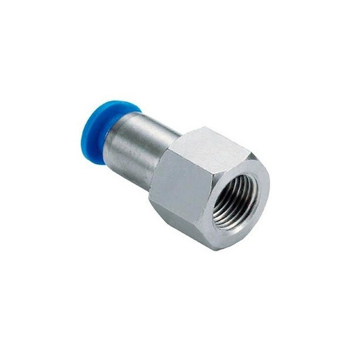Imagem 1 de 2 de Conexão Instantânea Reta Fêmea 1/4 X 08mm Bsp - Kit 10 Pçs