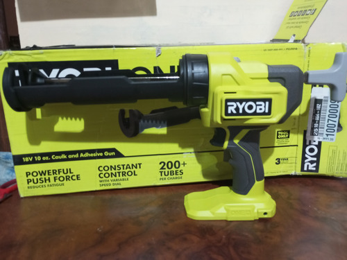 Pistola Ryobi De 18v De Silicón Para Calafateo 10oz Pcl901 