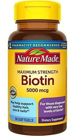 Nature Made Biotin 5,000mg 60 Capsulas 
