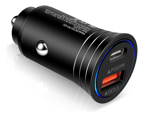 Cargador Vehiculo Usb 38 Rapido Pd Qc 3.0 Adaptador Para