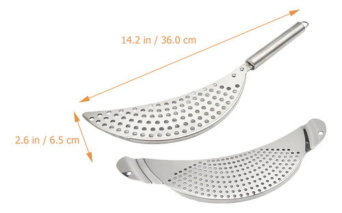 Sartén, Colador Para Ollas, Acero Inoxidable, 2 Unidades