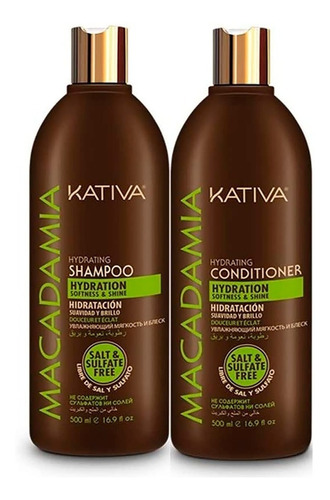 Kit Kativa Macadamia Shampoo Y Acondicionador