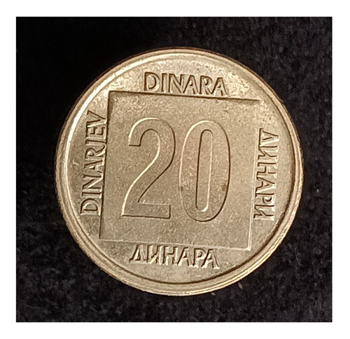 Yugoslavia 20 Dinares 1988 Excelente Km 132