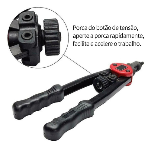 Rebitador Manual De Rosca Com Tipo Alavanca Até M3-m10 175pç