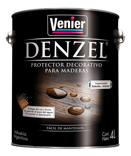 Denzel Lasur Protector Para Maderas Venier X 4 T/cetol + Pro