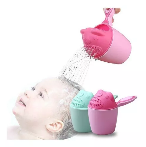 Jarra De Ducha Para Baño Bebé Niñas Y Niños -TURQUESA VITRINA BABY