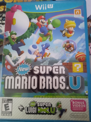 New Super Mario Bros U + New Luigi U Nintendo Wii U Wiiu (Usado)