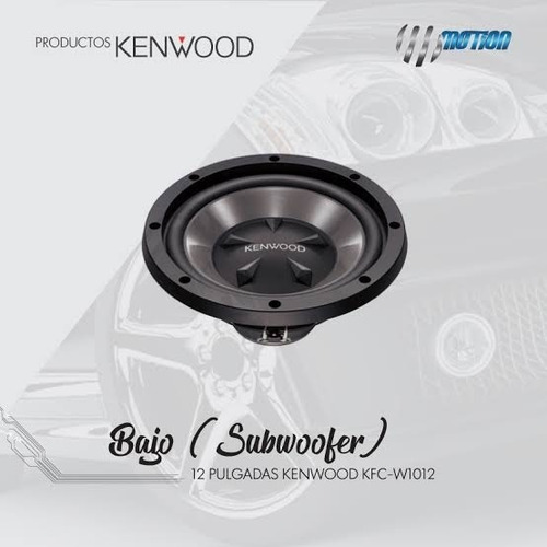 Imagen 8 de 8 de Kenwood Subwoofer W1012 - 800watts