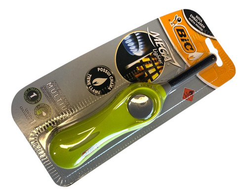 Kit 3 Acendedores Isqueiro Lareira Fogão Churrasqueira Bic