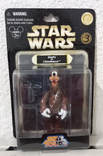 Star Wars Star Tours Goofy Chewbacca Figura