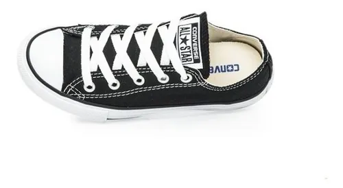 Zapatillas Converse All Star Negro Blanco Ni o Exclusivas 19.490