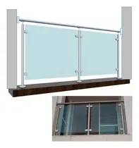 Comprar Barandal Pasamanos Acero Inox 2 PLG Cal. 16 Vidrio Templado