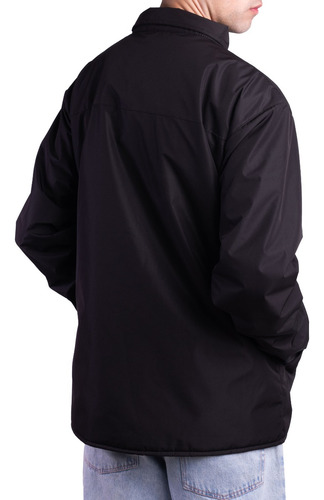 Imagen 2 de 8 de Campera Woodoo Coach Jacket Marplatizada - Negro