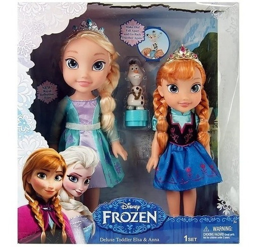 Frozen Deluxe Pack Muñeca Elsa 34 Cms Anna 30 Cms Original 