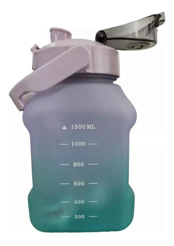 Botilito Portátil Tapa Botella Agua Recipiente Líquidos 1.5l