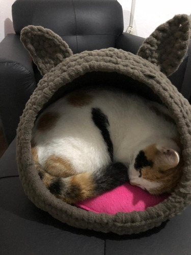 Imagen 6 de 6 de Cama Para Gato, Cueva Para Gato