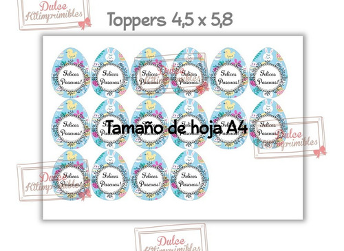 Kit Imprimible Pascua Felices Pascuas Base Huevo Bolsita 05
