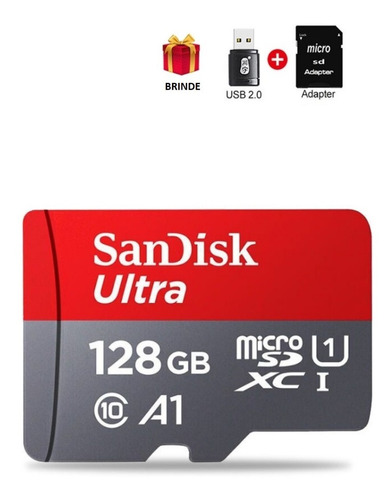 Cartão Memória Sandisk Ultra 32gb 100mb/s Classe 10 Microsd