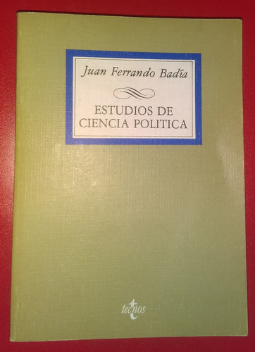 Estudios De Ciencia Política Juan Ferrando Badía 