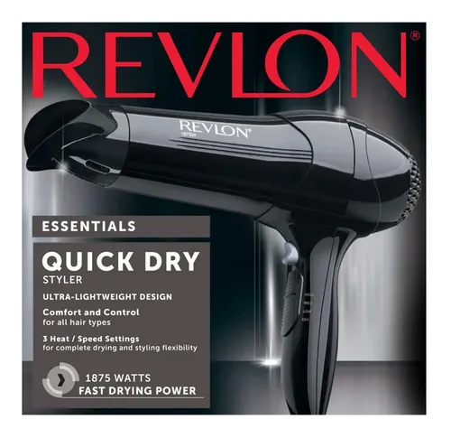 Combo Alaciadora Y Secadora Revlon Ceramica 1 1875w
