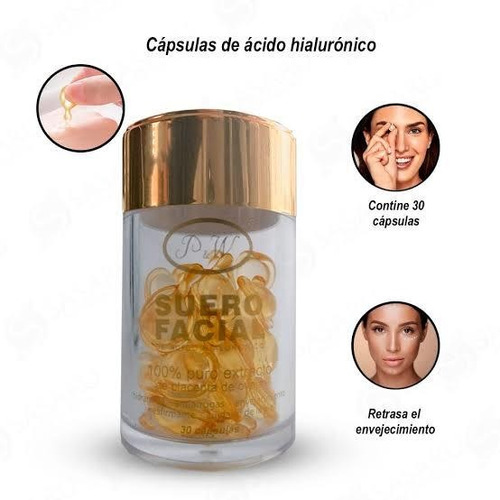 Suero Facial Ácido Hialurónico +100% Placenta Oveja Antiedad