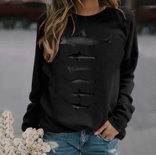 Sudaderas Mujer Playeras Térmicas De Manga Larga Con Cuello