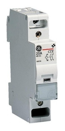 Contactor Modular Monofasico 1 Din 20a General Electric 220v