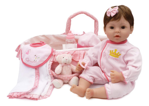Set Muñeca Bebe Reborn Charex Realista Hecha A Mano Niñas
