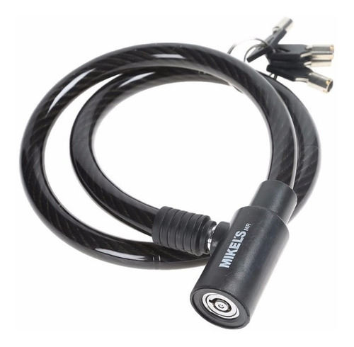 Cable Y Candado Flexible De Máxima Seguridad 90cm Mikel´s