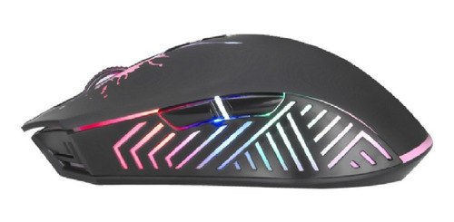 Imagen 2 de 6 de Mouse Usb Gamer Bkt M95 Spartan Rgb 7d Programable 7200dpi