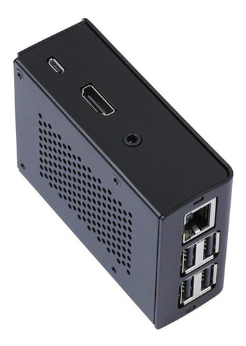 Carcasa Aluminio Raspberry Pi3 B Plus Case Soporte Vesa
