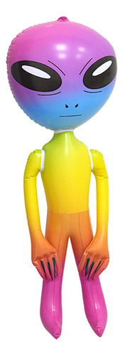 Juguetes Inflables Alienígenas Inflable Globo Colorido 90cm