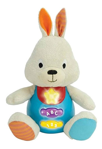 Peluche Conejo Musical Con Luz Winfun - Espacio Regalos