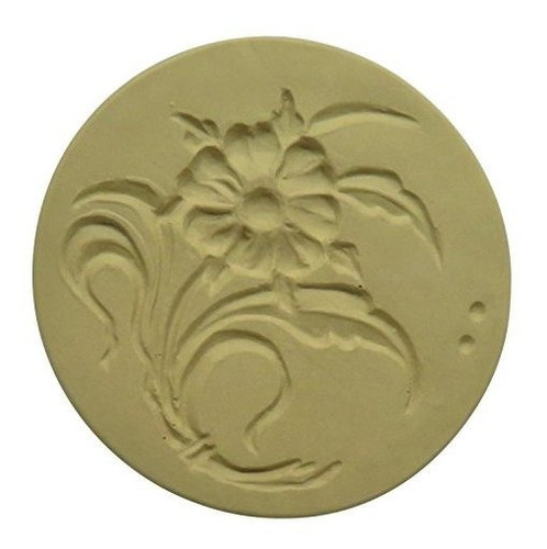 Brown Bag Woodland Flower Cookie Stamp - Art Nouveau Flower 