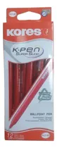 Comprar Bolígrafos Opaco Triangulares Grip Kores Ko - M ( 12 Unds )