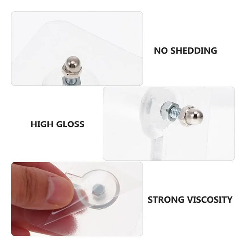Ganchos De Pared Adhesivos, Sin Forma De T, 30 Unidades