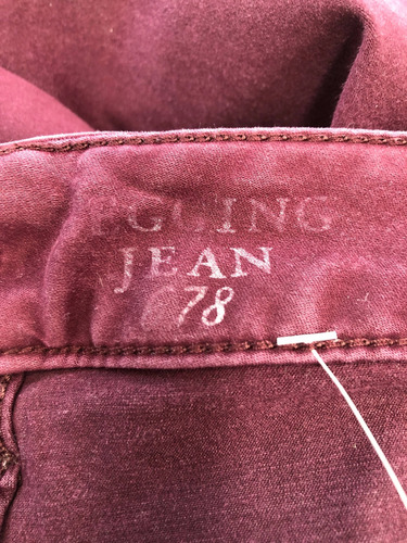 Jeans The Color Morado Talle L (Usado)