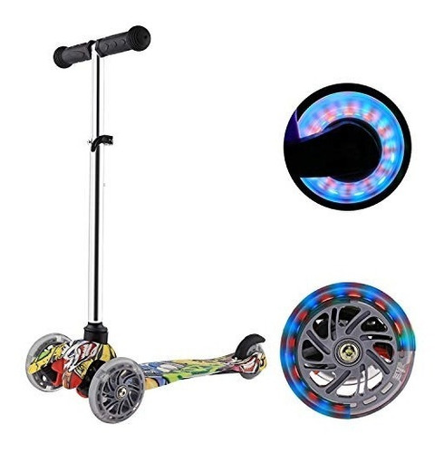 Monopatin Jem Scoot Go 4 Ruedas Con Luces E.full