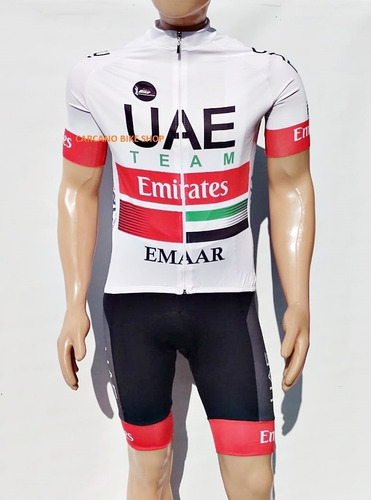 Conjunto Ciclismo Indubike Calza Camiseta Uae Team Emirates