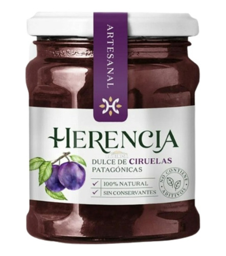 Dulce De Fruta Natural Patagónica Mermelada Herencia X 350g