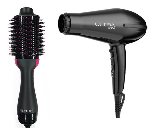 Secador De Pelo Gama Ultra Ion 2200 W + Voluminizador Revlon