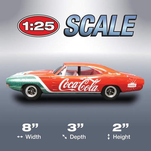 Maqueta Auto Mpc Dodge Charger Rt Coca Cola 1:25