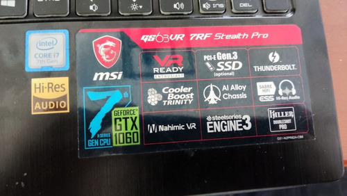 Notebook Msi Gs63vr 7rf Stealth Pro (Usado)