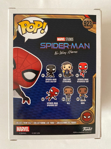 Funko Pop 923 Spiderman Upgraded Suit No Way Home Marvel (Usado)