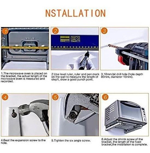 Estante Universal De Acero Inoxidable Para Montaje En Pared