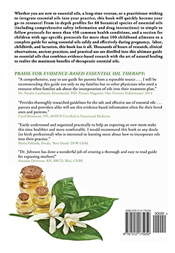 Evidence-based Essential Oil Therapy, De Johnson, Dr. Scott A. Editorial Createspace Independent Publishing Platform, Tapa Pasta Blanda, Edición 1 En Inglés, 2015