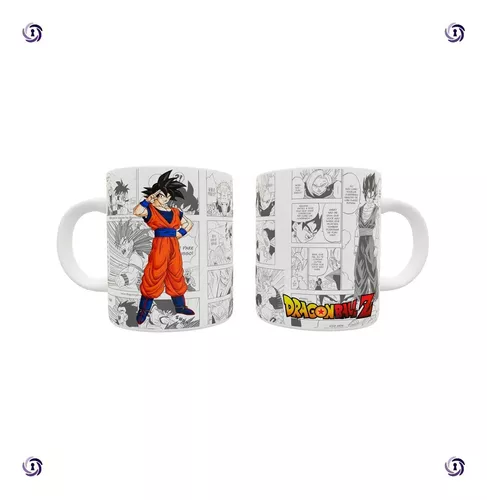 Caneca Dragon Ball Super Goku/vegeta Desenho Fases Evolução
